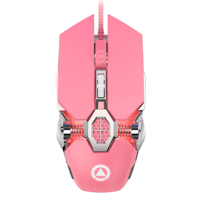 Futuristic gaming mouse RGB