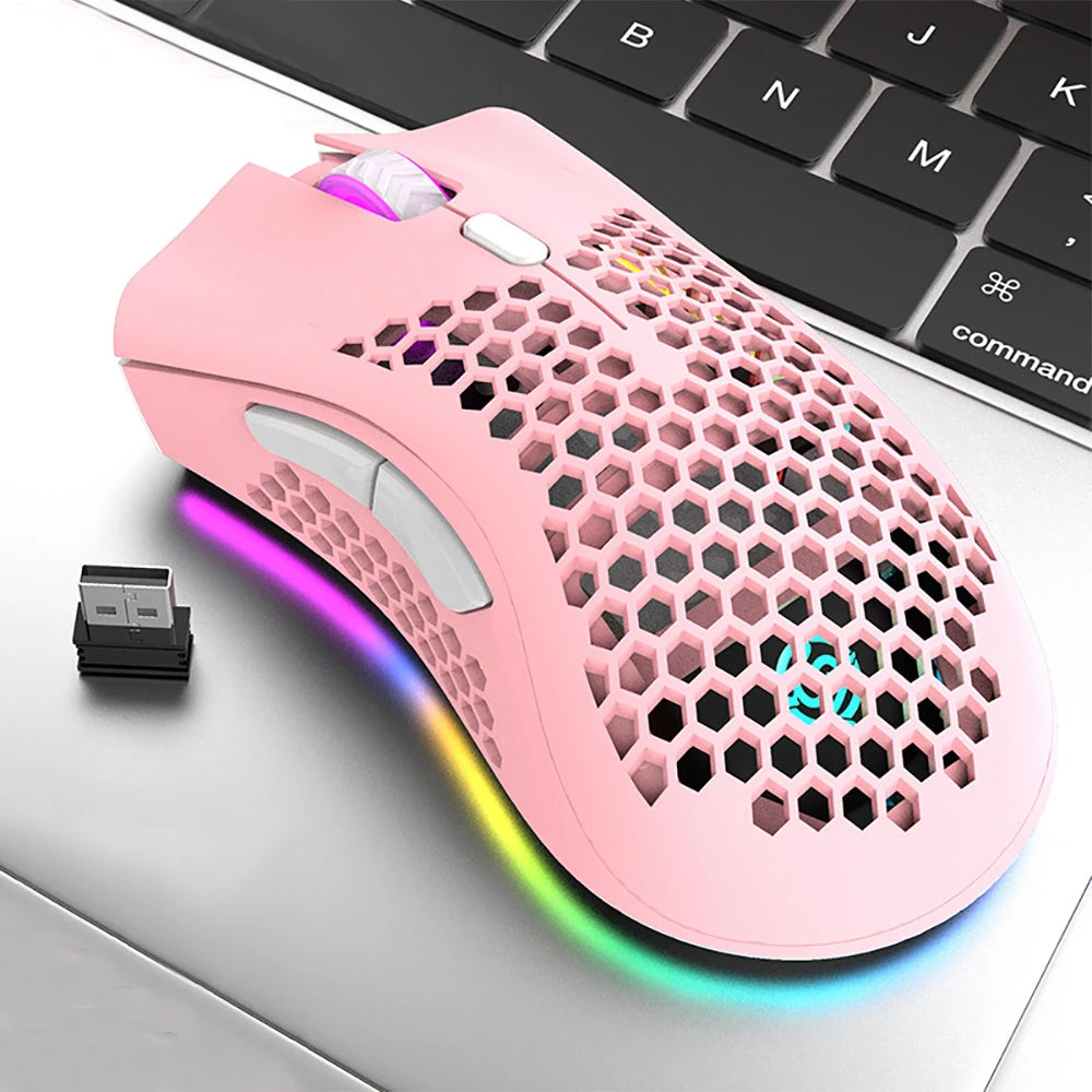 Gaming Mouse Wi-Fi Bluetooth RGB