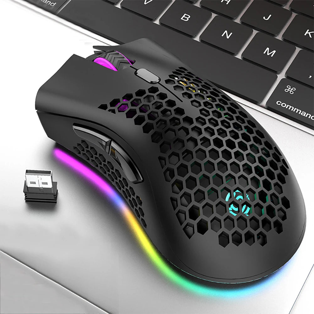 Gaming Mouse Wi-Fi Bluetooth RGB