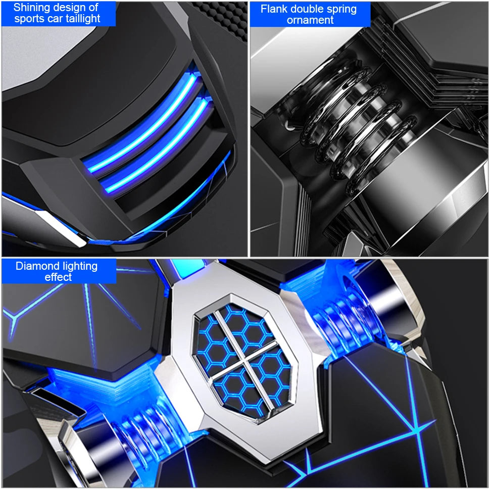 Futuristic gaming mouse RGB