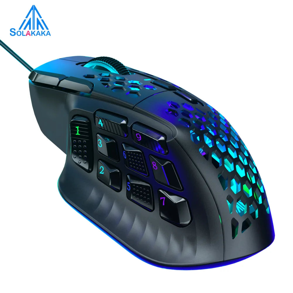 Gaming mouse programmable buttons RGB