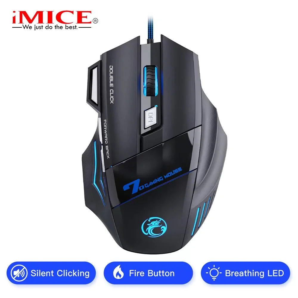 Gaming Mouse Wi-fi Bluetooth RGB