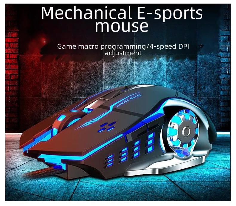 Gaming Mouse Wi-Fi Bluetooth RGB