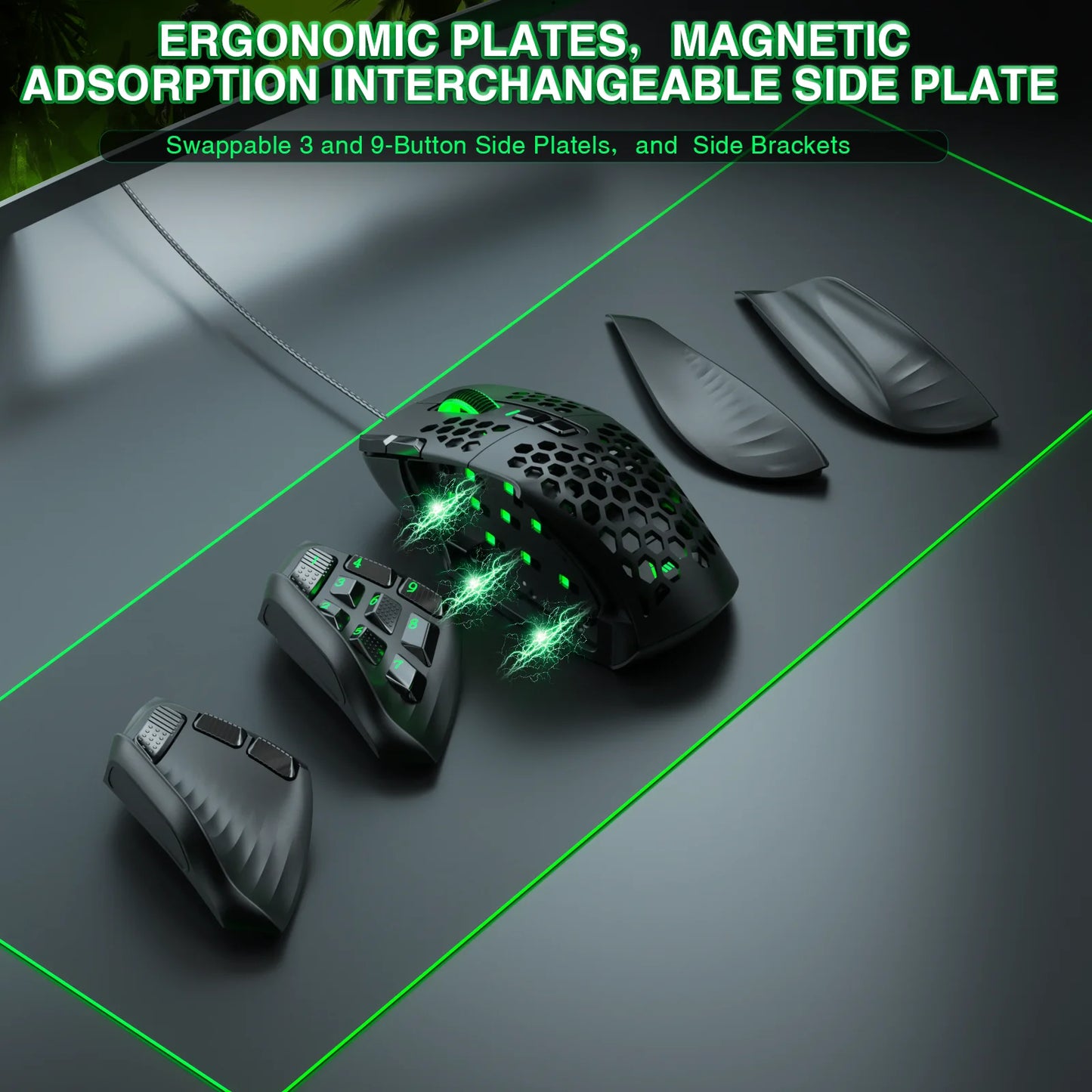 Gaming mouse programmable buttons RGB