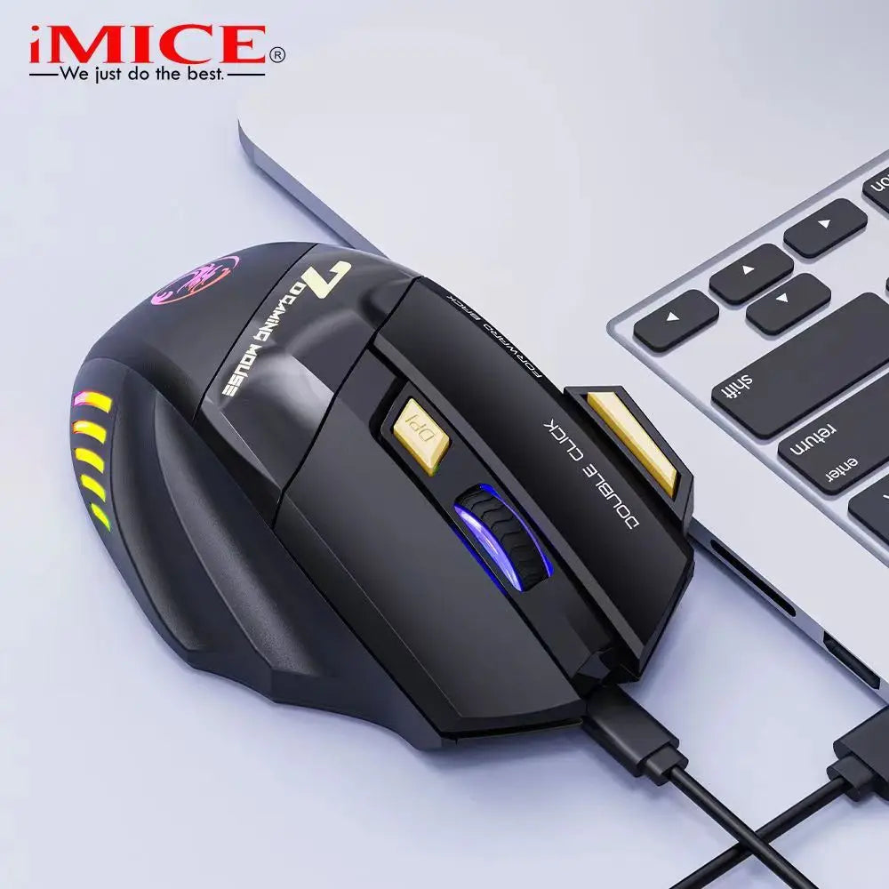 Gaming Mouse Wi-fi Bluetooth RGB